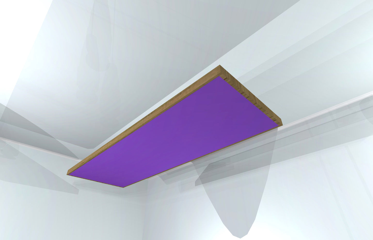 CEILING BAFFLE - Grape & Special Walnut