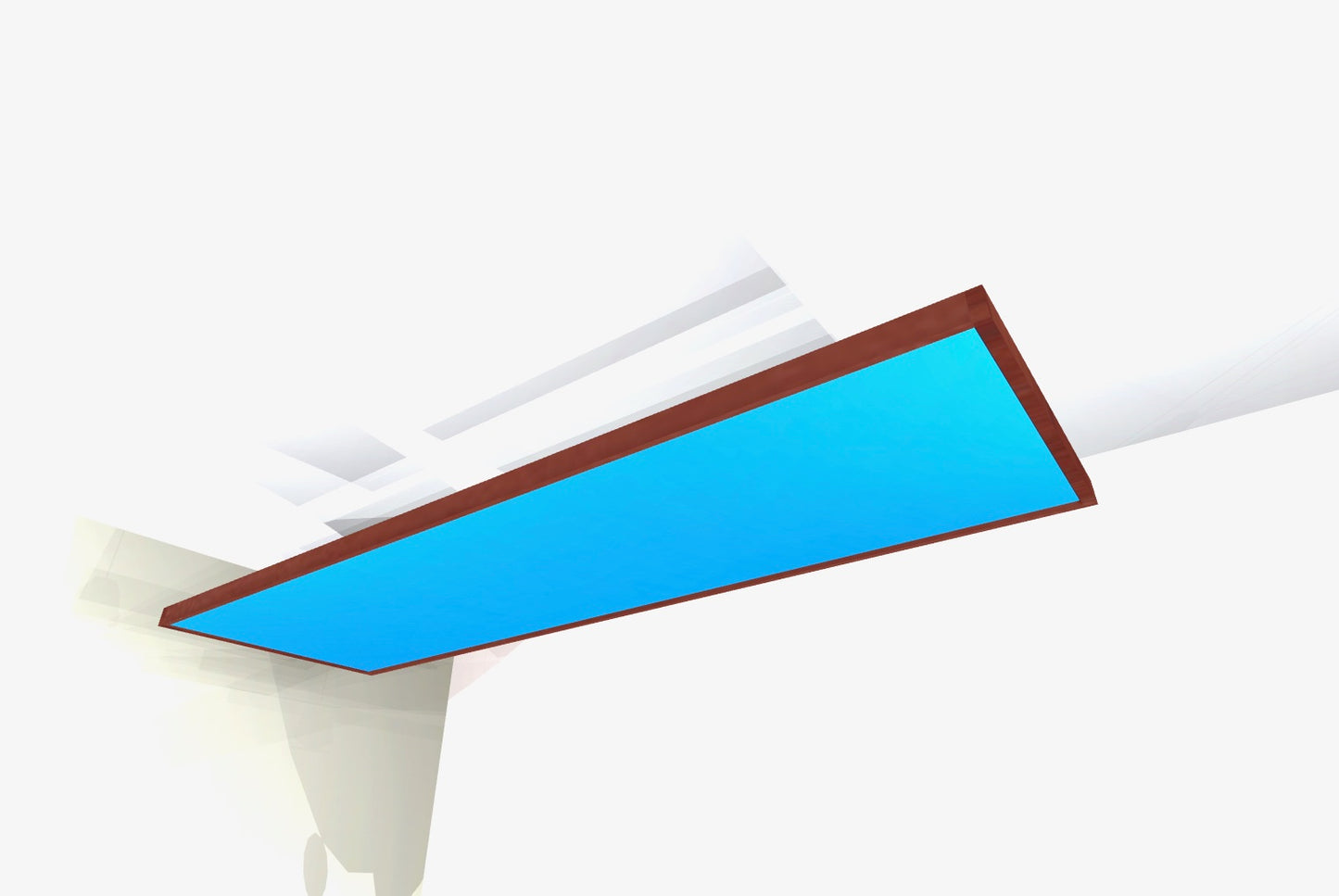 CEILING BAFFLE - Sky Blue & Gunstock