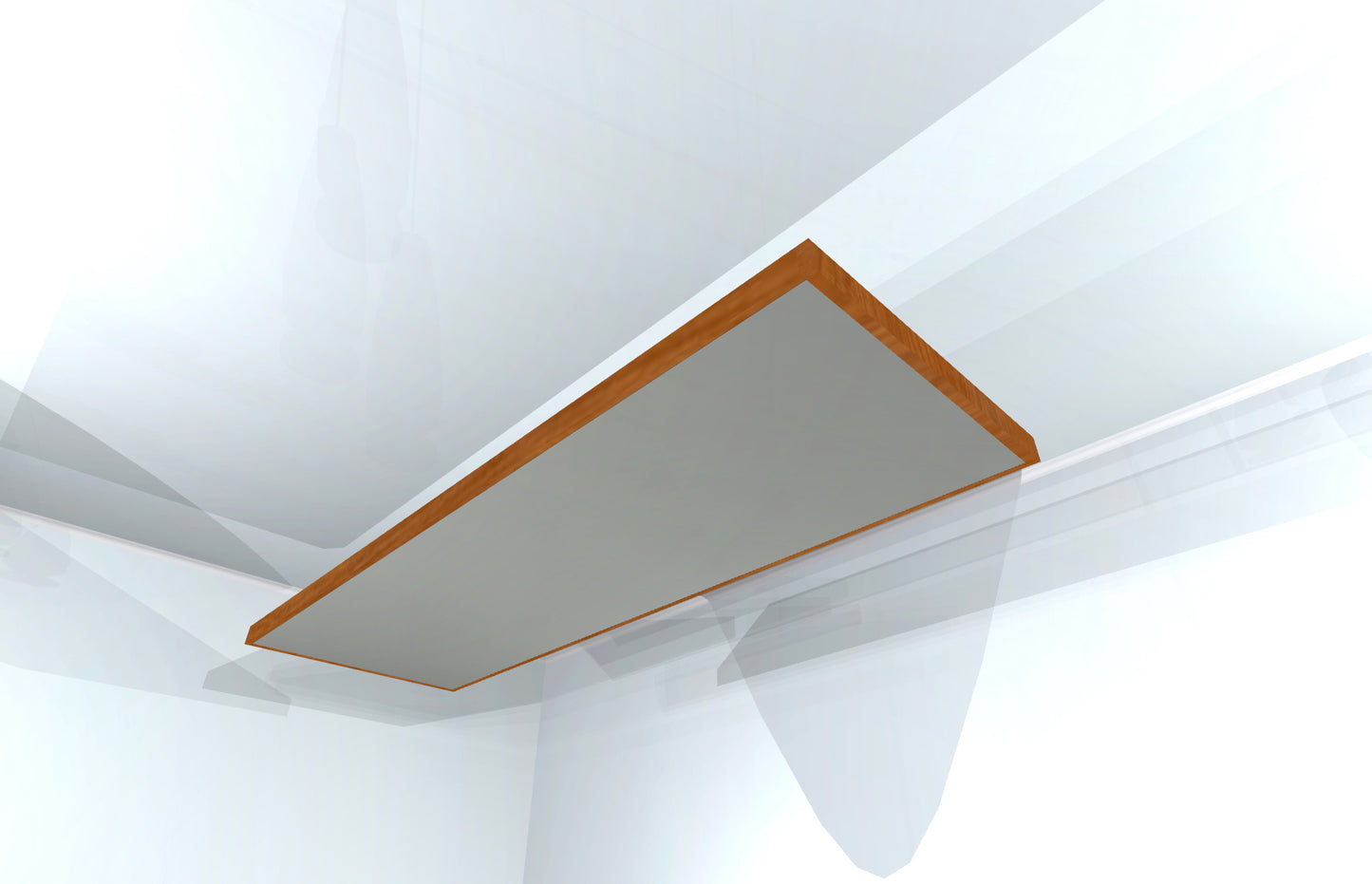 CEILING BAFFLE - Steel Grey & Gunstock
