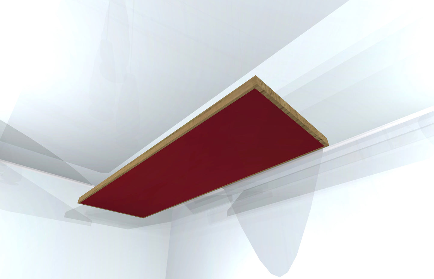 CEILING BAFFLE - Wine & Special Walnut