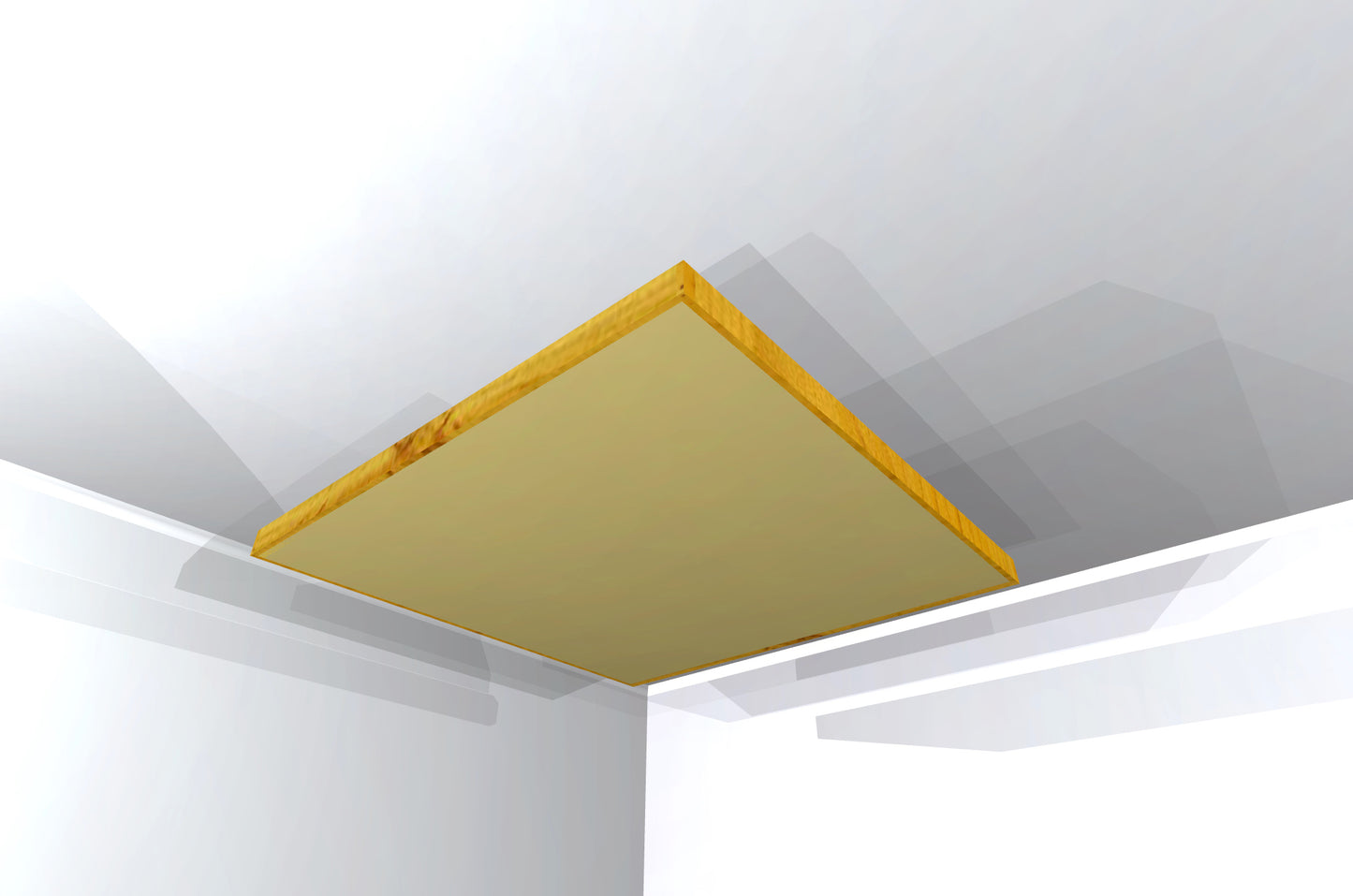 CEILING BAFFLE - Khaki & Golden Pecan