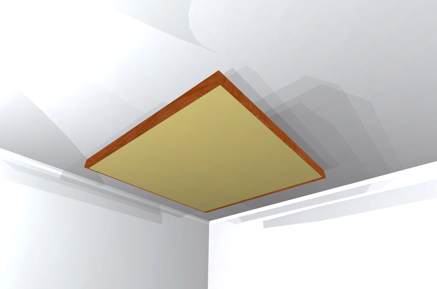 CEILING BAFFLE - Khaki & Gunstock