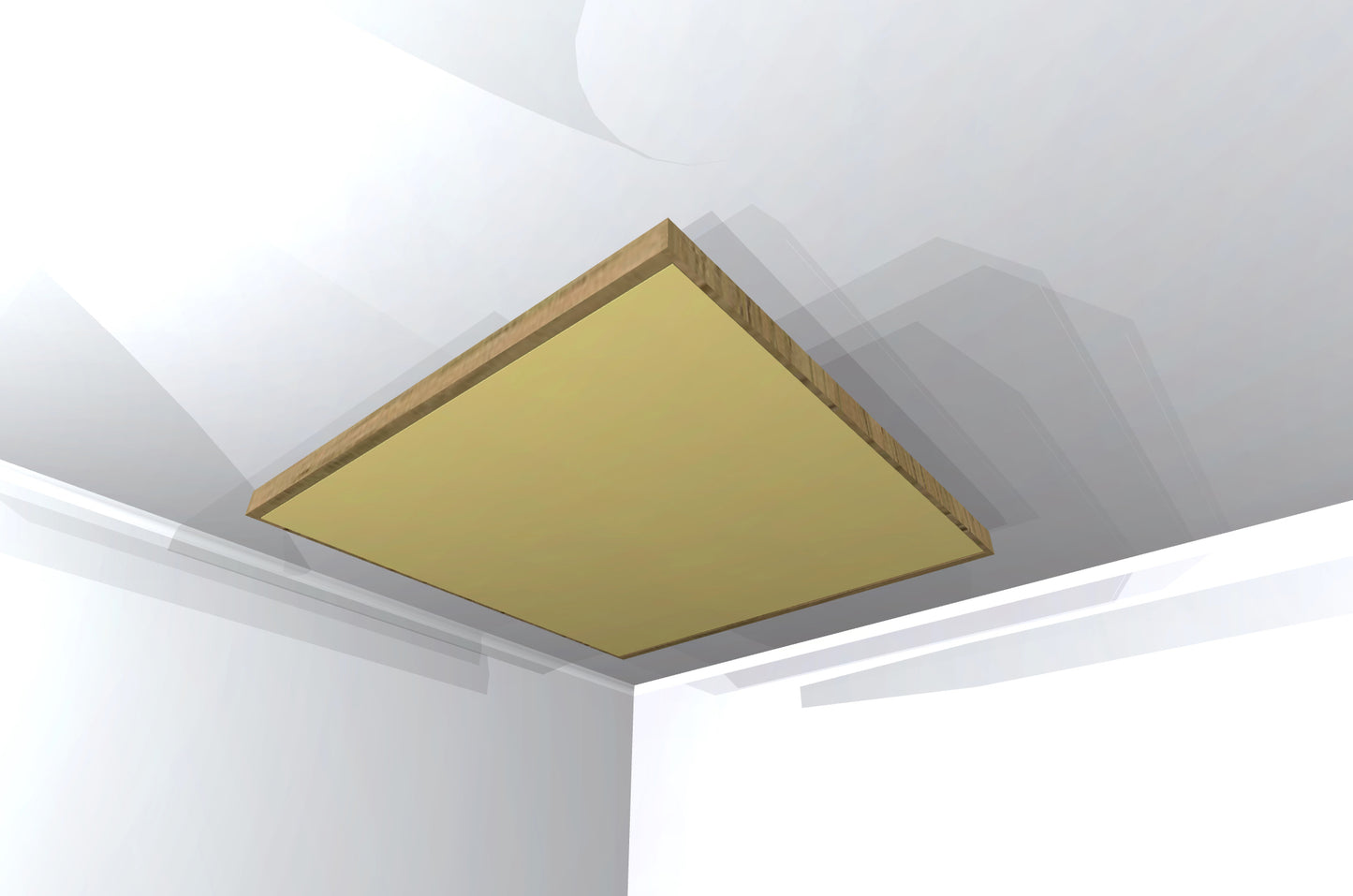 CEILING BAFFLE - Khaki & Special Walnut
