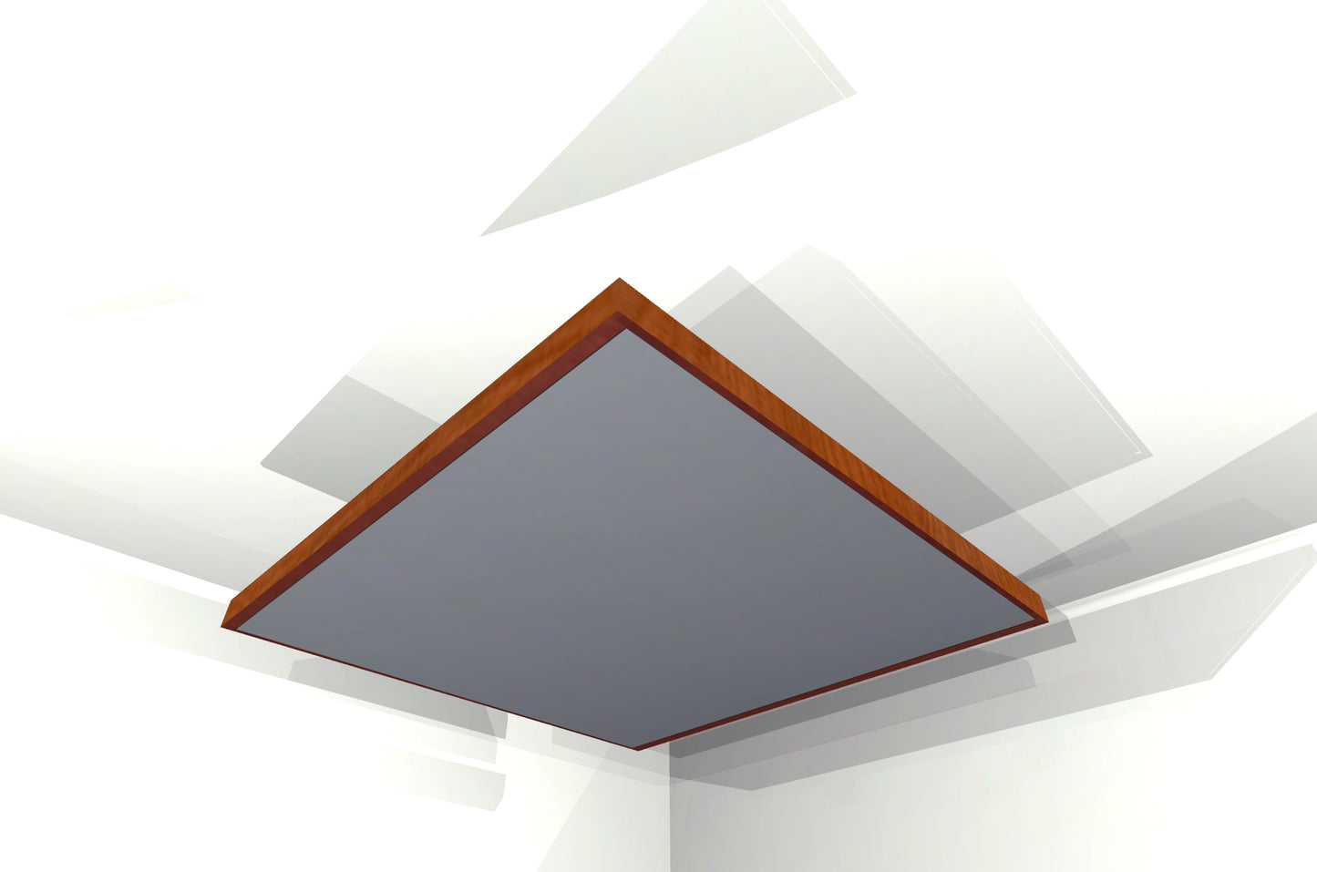 CEILING BAFFLE - Steel Grey & Gunstock