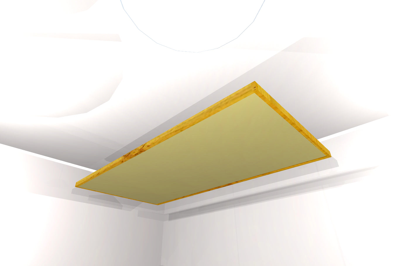 CEILING BAFFLE - Khaki & Golden Pecan