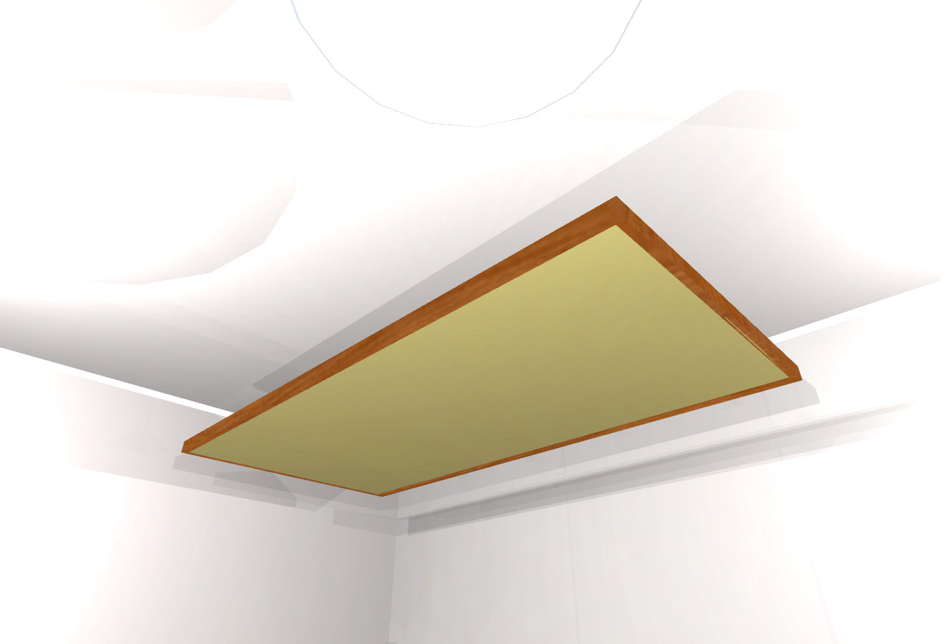 CEILING BAFFLE - Khaki & Gunstock