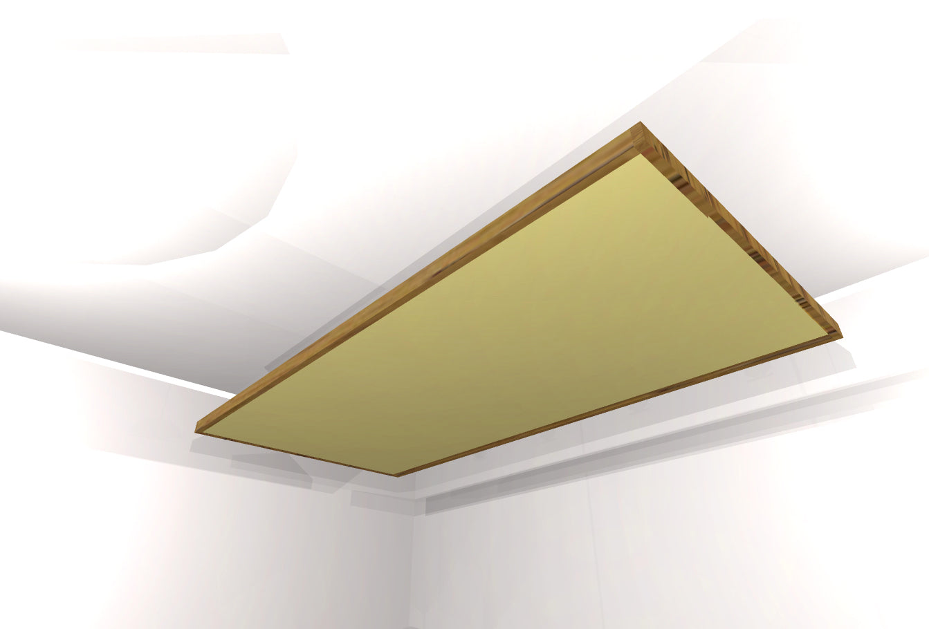 CEILING BAFFLE - Khaki & Special Walnut