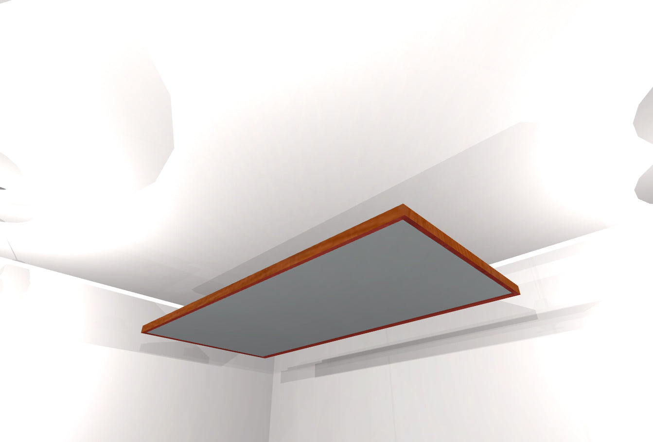 CEILING BAFFLE - Steel Grey & Gunstock