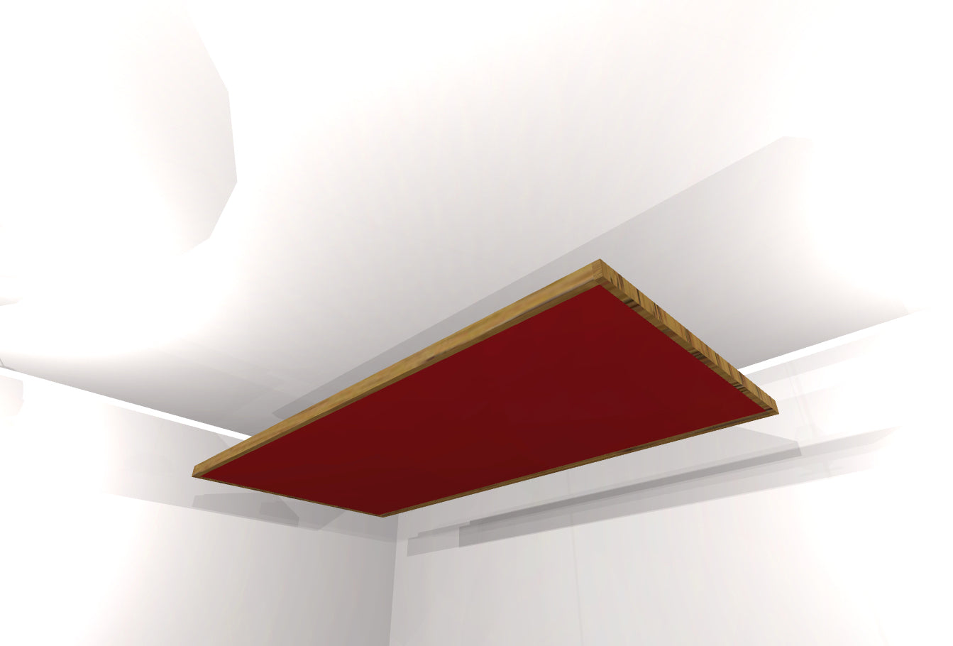 CEILING BAFFLE - Wine & Special Walnut