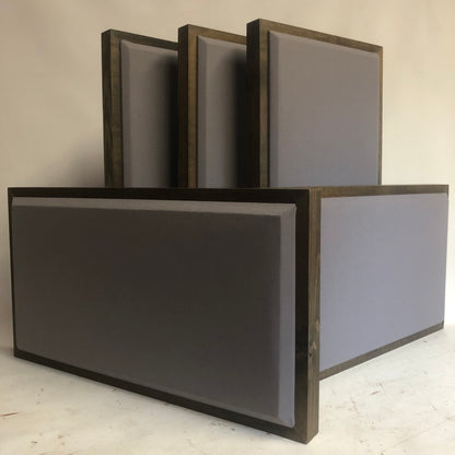 ACOUSTIC PANEL - STEEL GREY & SPECIAL WALNUT FRAMED
