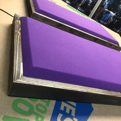 ACOUSTIC PANEL - GRAPE & SPECIAL WALNUT FRAMED