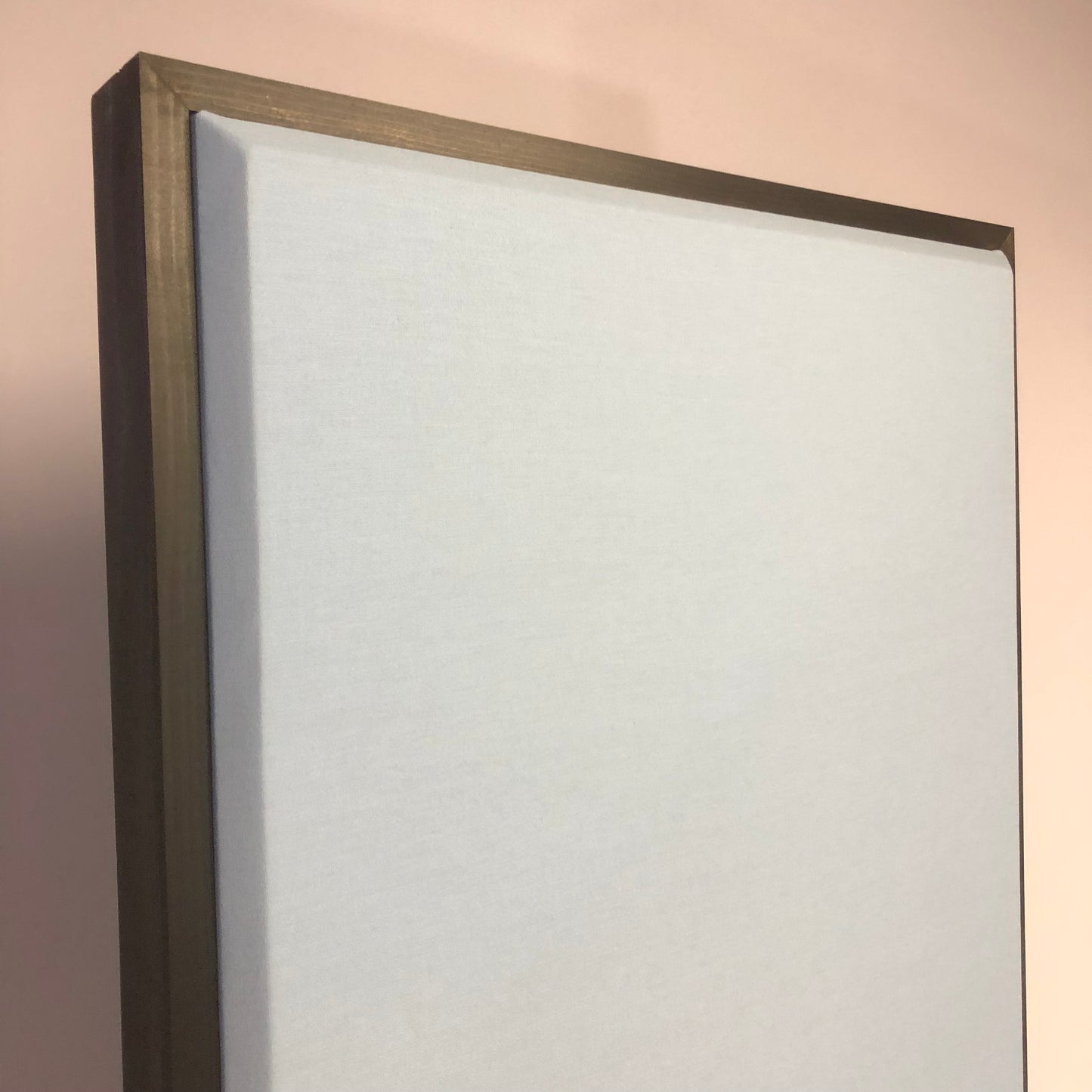 ACOUSTIC PANEL - SKY BLUE & SPECIAL WALNUT FRAMED