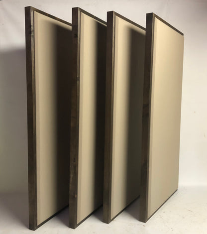 ACOUSTIC PANEL - KHAKI & SPECIAL WALNUT FRAMED