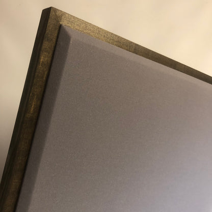 ACOUSTIC PANEL - STEEL GREY & SPECIAL WALNUT FRAMED