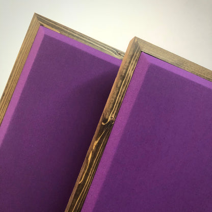 ACOUSTIC PANEL - GRAPE & SPECIAL WALNUT FRAMED
