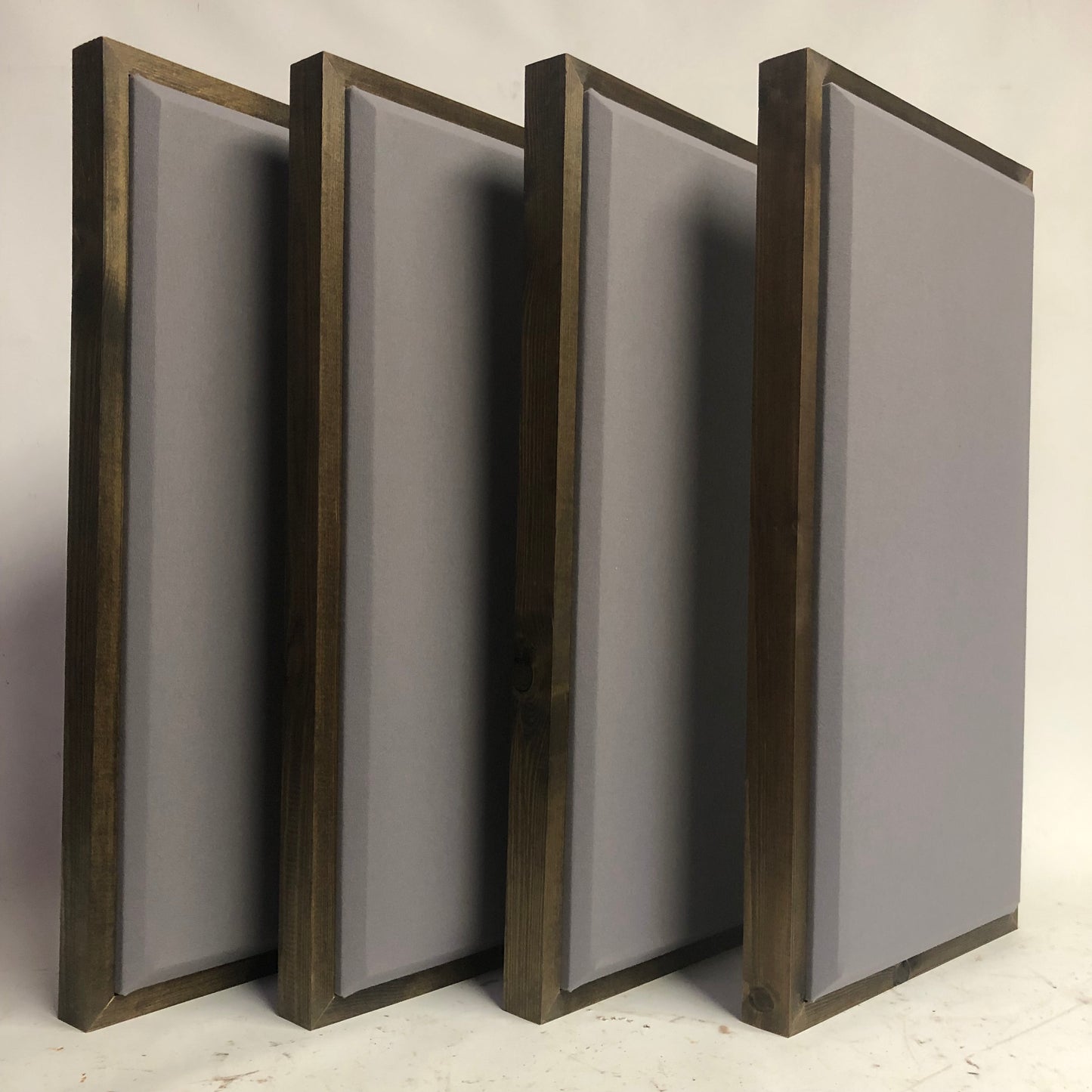 ACOUSTIC PANEL - STEEL GREY & SPECIAL WALNUT FRAMED