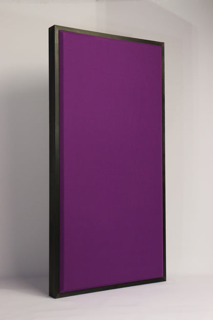 ACOUSTIC PANEL - GRAPE & BLACK WOOD FRAMED