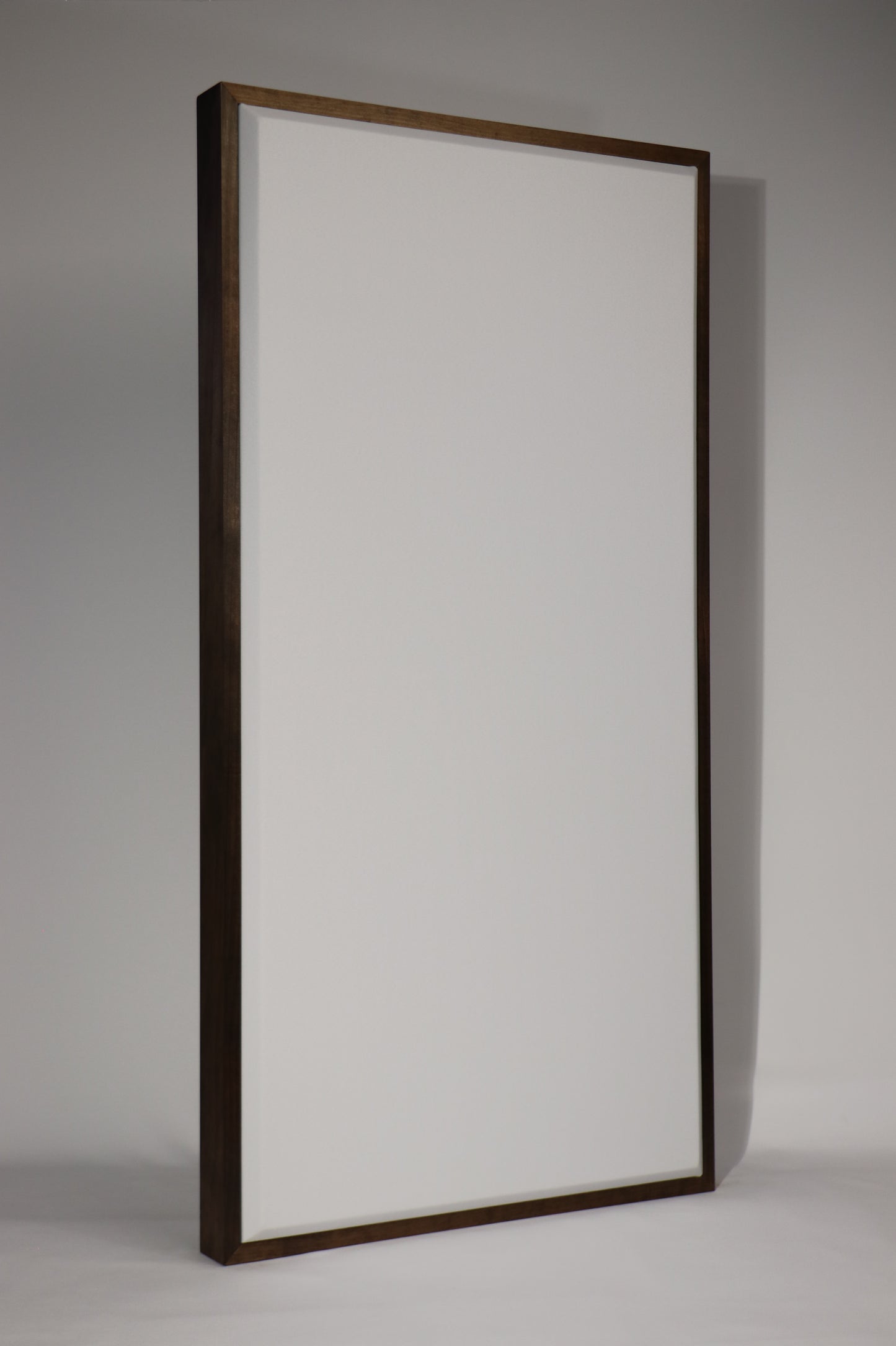 ACOUSTIC PANEL - WHITE & RED MAHOGANY FRAMED