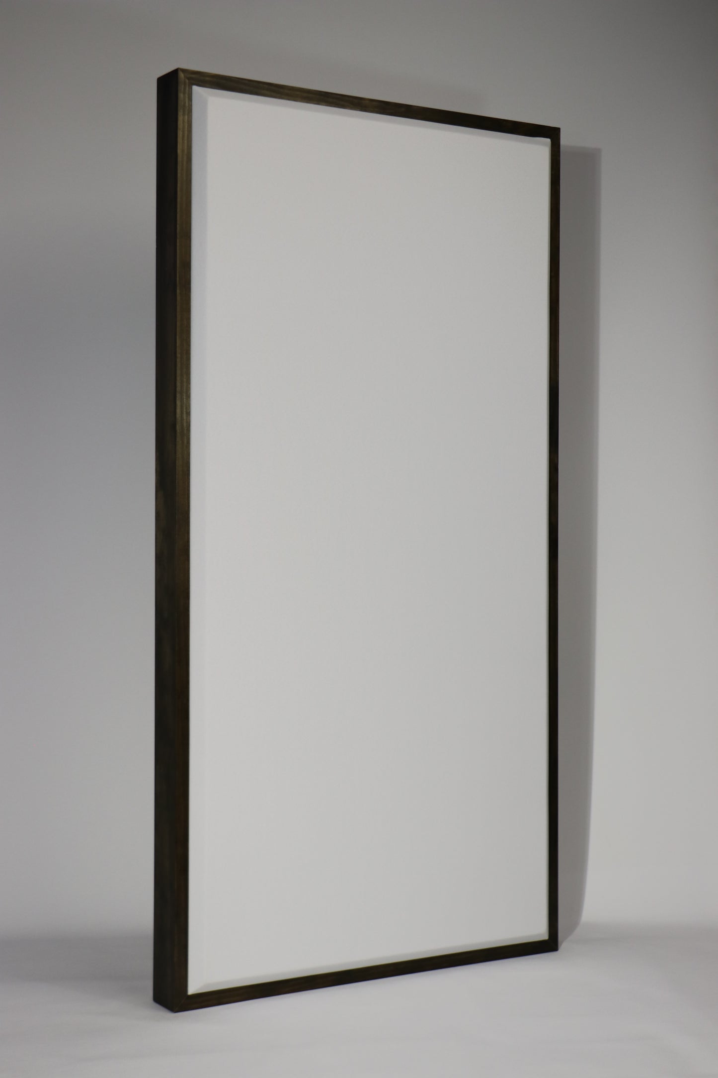 ACOUSTIC PANEL - WHITE & WALNUT FRAMED