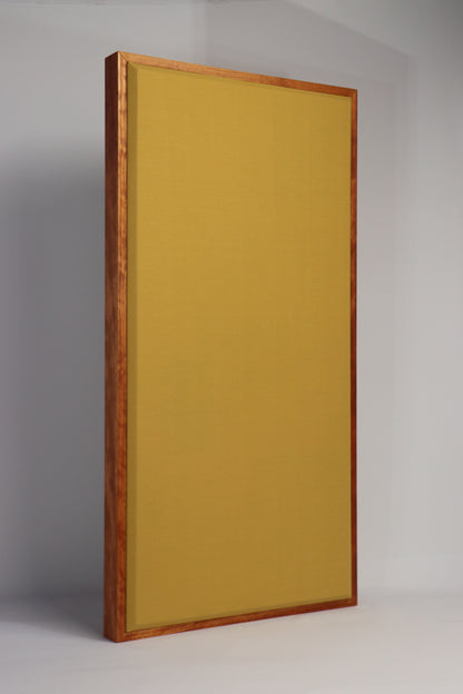 ACOUSTIC PANEL - GOLD & GUNSTOCK FRAMED
