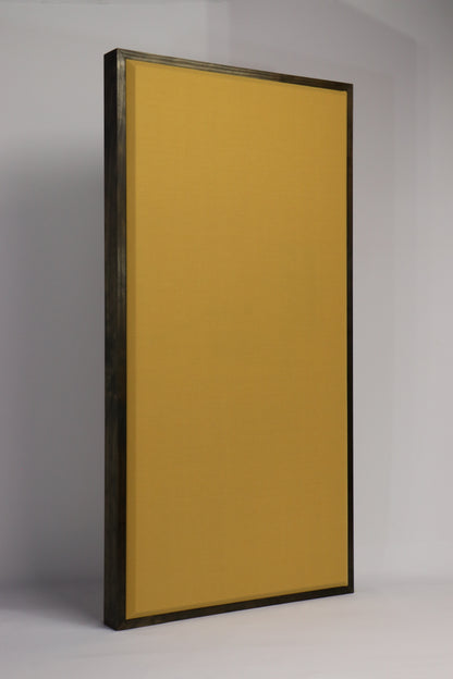 ACOUSTIC PANEL - GOLD & SPECIAL WALNUT FRAMED