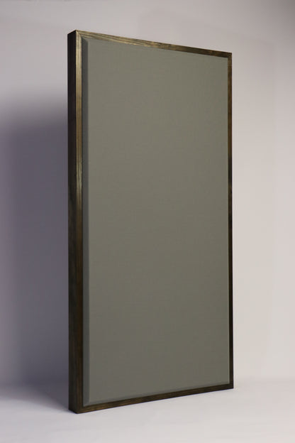 ACOUSTIC PANEL - STEEL GREY & SPECIAL WALNUT FRAMED