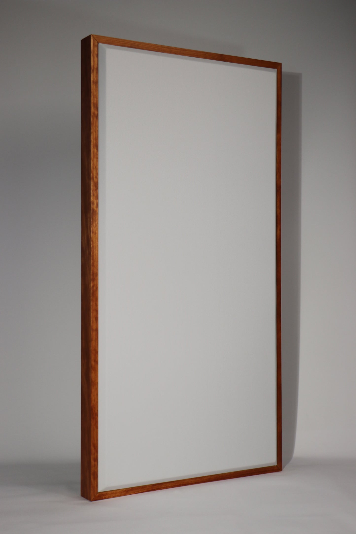 ACOUSTIC PANEL - WHITE & GUNSTOCK FRAMED