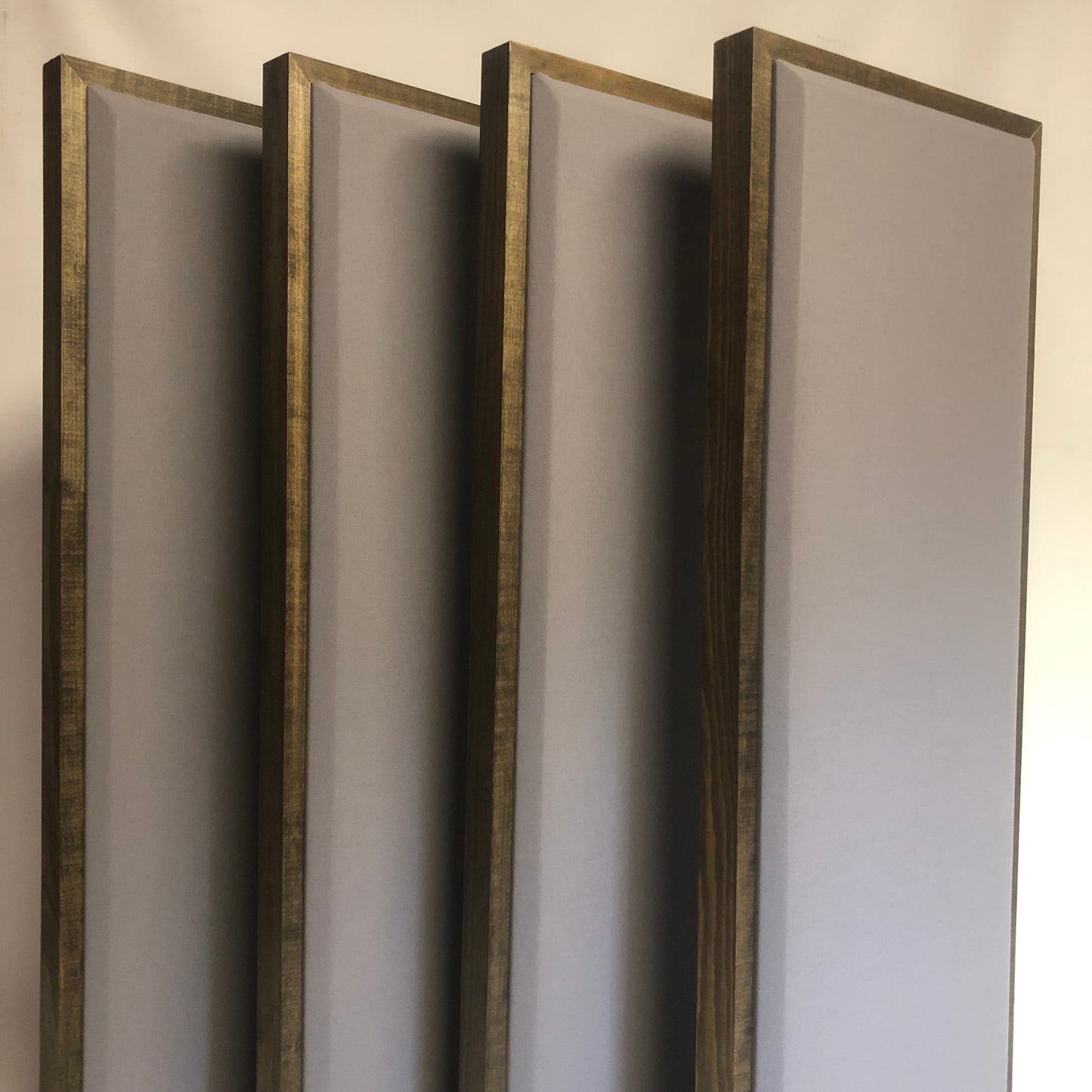 ACOUSTIC PANEL - STEEL GREY & SPECIAL WALNUT FRAMED
