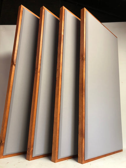 ACOUSTIC PANEL - ALUMINUM & GUNSTOCK FRAMED